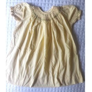 Orient Expressed Inc. Pale Yellow Smock Dress